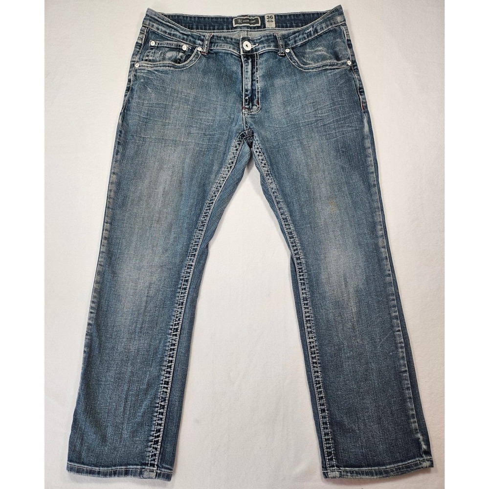 INC International Concepts Men's Relaxed Fit Straight Leg Jeans‎ Size 36x28 Y2K